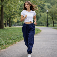 Baggy Sweatpants Joggers for Women Relaxed Fit with pockets
Oversized Streetwear - Blue