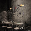 Hanging Bicycle Chandelier Wall Art Restaurant Decor Industrial Art Rustic Art