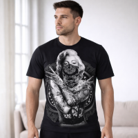 Marilyn Monroe Bandana T-shirt Men's Graphic Print T-Shirt Crew Neck