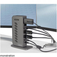 Startech DK30A2DHU USB C USB A DOCK DUAL MONITOR HYBRID UNIVERSAL ETHERNET HDMI DP
