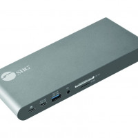Siig JU-DK0N11-S1 DUAL MONITOR USB-C DOCKING STATION, MST DOCKING STATION, DUAL HDMI 4K60HZ, 1X US