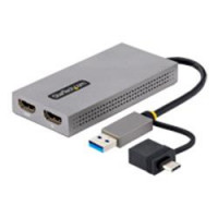 Startech 107B-USB-HDMI USB TO DUAL HDMI ADAPTER 4K EXTERNAL CONVERTER DONGLE