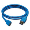 Eaton U030AB-003-WH EATON TRIPP LITE SERIES SAFE-IT USB 2.0 A TO USB MINI-B ANTIBACTERIAL CABLE (M/M