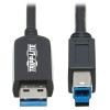 Eaton U328F-30M 30M USB-A TO USB-B FIBER AOC CABLE ACTIVE OPTICAL USB 3.2 GEN 1