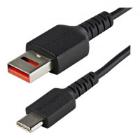 Startech USBSCHAC1M 3FT SECURE CHARGING CABLE USB A USB-C USB DATA BLOCKER POWER CORD