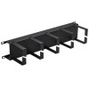 SRCABLERING2UHD RACK HORIZONTAL CABLE MANAGER METAL RINGS BLACK 2URM