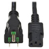 Eaton P006AB-C08-HG EATON TRIPP LITE SERIES SAFE-IT ANTIBACTERIAL HOSPITAL-GRADE POWER CORD, 5-15P T