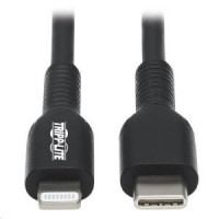 Eaton M102-03M-BK EATON TRIPP LITE SERIES USB-C TO LIGHTNING SYNC/CHARGE CABLE (M/M), MFI CERTIFIE