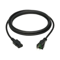EATON TRIPP LITE SERIES CONNECTIVIT P006AB-010-HG 10FT SAFE-IT POWER CORD HOSPITAL MEDICAL 5-15P TO C13 CORD