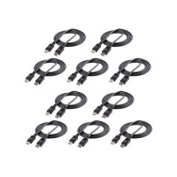 Startech DISPLPORT6L10PK 10PK 6FT DISPLAYPORT CABLE DP 1 DP VIDEO DISPLAY CABLE CORD 4K VESA