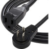 Startech RTPAC1013 3FT POWER EXTENSION CORD NEMA 5-15P TO 5-15R ROTATING FLAT PLUG