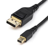 Startech DP14MDPMM1MB MINI DISPLAYPORT TO DISPLAYPORT 1.4 CABLE 8K HBR3 VIDEO CORD 3FT