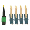 Eaton N390-03M-4S-AP EATON TRIPP LITE SERIES 40/100/400G SINGLEMODE 9/125 OS2 BREAKOUT FIBER OPTIC CA