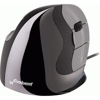 Evoluent VMDM WORLDS FIRST MOUSE WITH GROOVED BUTTONS.YOUR FINGERTIPS REST IN A SHALLOW GROOVE