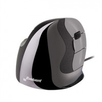 Evoluent VMDS WORLDS FIRST MOUSE WITH GROOVED BUTTONS.YOUR FINGERTIPS REST IN A SHALLOW GROOVE