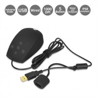 Siig JK-US0S11-S1 INDUSTRIAL GRADE WATERPROOF AND DUSTPROOF USB MOUSE WITH LEFT & RIGHT BUTTONS AN