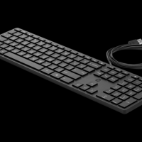 HP 9SR37UT#ABA HP WIRED DESKTOP 320K KEYBOARD - ENJOY A COMFORTABLE FIT WITH A REDUCED-SIZED KE