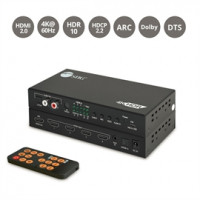 Siig CE-H26211-S1 4X1 HDMI SWITCH WITH ARC & AUDIO EXTRACTOR, 18GBPS 4K 60HZ HDR, HDCP 2.2, ARC RE