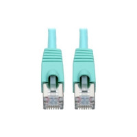Eaton N262-005-AQ 5FT CAT6A PATCH CABLE SNAGLESS SHIELDED STP 10G POE AQUA M/M