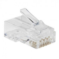 Eaton N232-050-UTP EATON TRIPP LITE SERIES CAT6 RJ45 PASS-THROUGH UTP MODULAR PLUG, 50 PACK, TAA