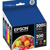 Epson T200XL-BCS EPSON T200 DURABRITE ULTRA XL BLACK AND COLOR COMBO PACK INK CARTRIDGE WITH SENS