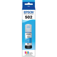 Epson T502220-S EPSON T502 CYAN INK BOTTLE WITH SENSORMATIC FOR USE IN ET4760 ST3000 ST2000 ET27