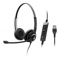 EPOS 1000579 DUAL-SIDED PROFESSIONAL COMMUNICATION HEADSET WITH USB CONNECTOR AND NOISE CANCE