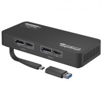 Plugable Technologies USBC-6950U PLUGABLE USBC-6950U 4K DP AND HDMI DUAL MONITOR ADAPTER