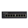 Startech IESC1G80UP 8 PORT GIGABIT ETHERNET SWITCH POE UNMANAGED INDUSTRIAL RUGGED