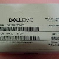 Dell 407-BBXU NETWORKING TRANS 25GBE SFP28 SR NO FEC MMF DUPLEX LC CUSTOMER KIT