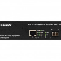 BLACK BOX CORPORATION LPS500A-MM-LC-R3 10/100/1000BT POE MED CONV MMLC 10/100/1000BT POE MEDIA CONV MMLC