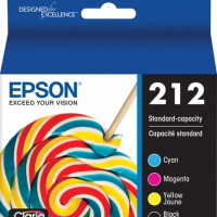 Epson T212120-BCS EPSON T212 CLARIA BLACK AND COLOR COMBO PACK INK CARTRIDGES, STANDARD CAPACITY W