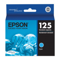 Epson T125220-S EPSON T125 DURABRITE ULTRA CYAN INK CARTRIDGE STANDARD CAPACITY