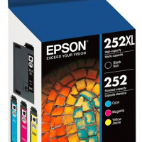 Epson T252XL-BCS T252 XL BLACK AND COLOR INK CARTRIDGE