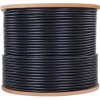 4xem 4XCAT61000BK 1000FT ROLL OF CAT6 NETWORK CABLE 24AWG UTP 0.5MM 4PR CCA BLACK