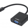 Rocstor Y10A233-B1 PREMIUM DVI TO VGA ADAPTER - DVI MALE TO VGA FEMALE - PVC - 1X 29-PIN DVI-I (DUA