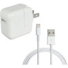 4xem 4XIPADKIT10 IPAD KIT 12W CHARGER 10FT USB2 TO 8PIN CABLE