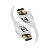 Comprehensive MHD48G-3PROWHT 3FT MICROFLEX 48G 8K HDMI CABLE WHITE PROGRIP HDMI CONNECTORS