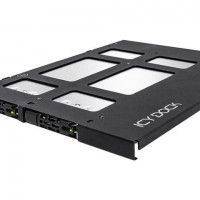 ICY DOCK MB852M2PO-B TOUGHARMOR MB852M2PO-B NVME SSD MOBILERACK ULTRA SLIM ODD BAY 9.5MM