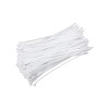 4xem 4X10ZIPTIE100WR 100PK 10IN REUSABLE CABLE TIES WHITE NYLON ZIP TIE WRAPS UL TAA