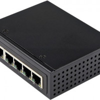 Startech IESC1G50UP 5 PORT GIGABIT ETHERNET SWITCH POE UNMANAGED INDUSTRIAL RUGGED