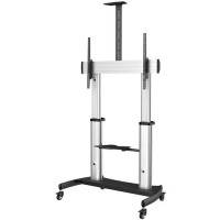 Startech STNDMTV100 HEAVY DUTY ROLLING MOBILE TV STAND/CART ON WHEELS FOR 60-100IN VESA DISPLAYS (10