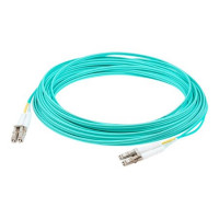 Addon ADD-LC-LC-3-5M5OM4 ADDON 3.5M LC TO LC AQUA OM4 DUPLEX OFNR (RISER-RATED) FIBER PATCH CABLE