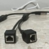 4xem 4XCAT5ESPLITTER CAT5E SPLITTER 2XF TO M 6IN RJ45 10/100CABLE CABLE