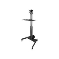 Startech WKSTNCART MOBILE WORKSTATION CART WITH MONITOR MOUNT HEIGHT ADJUST CART