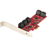 Startech 10P6G-PCIE-SATA-CARD SATA III 6GBPS PCIE 2.0 X2 CARD - SATA EXPANSION ADAPTER CARD - 10-PORT SATA TO