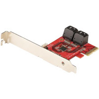 Startech 4P6G-PCIE-SATA-CARD SATA III 6GBPS PCIE 3.0 X2 CARD - SATA EXPANSION ADAPTER CARD - 4-PORT SATA TO