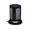Eaton TLP606UCTOWER SURGE PROTECTOR TOWER 6OUTLET 3X USB-A 1X USB C 8FT CORD BLACK