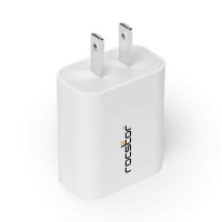 ROCSTOR Y10A256-W1 20W SMART USB-C POWER ADAPTER UL FCC/CE - WHITE