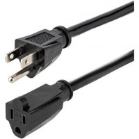 Startech HX-15F-POWER-CORD 15FT COMPUTER POWER CORD NEMA 5-15R TO 5-15P POWER EXTENSION CORD